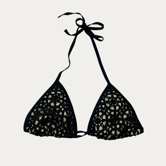 Luxe By Lisa Vogel Crochet Bikini Top - Picture 2 of 5